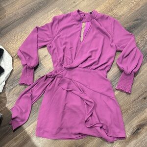 DO+BE Magenta Wrap Mini Dress